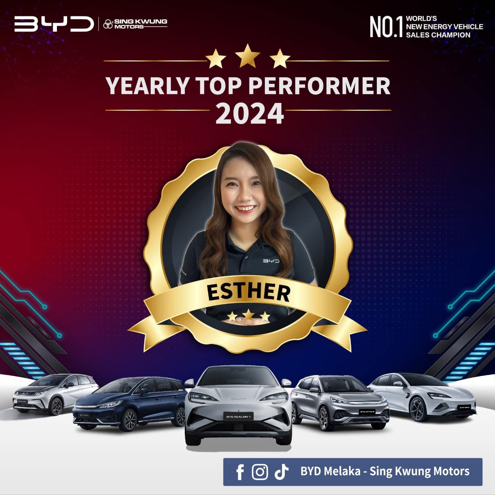 Esther Tan - BYD Sales Advisor